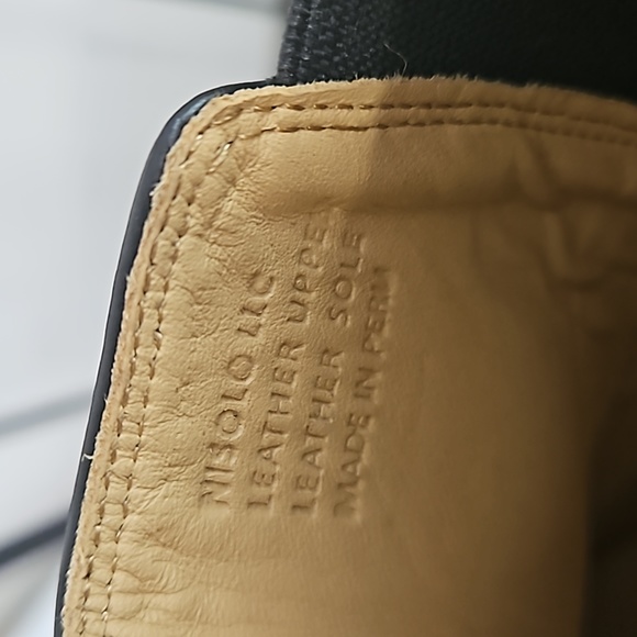 Nisolo Black Leather Eva Everyday Chelsea Boot Size 7.5 ankle booties - Picture 10 of 13